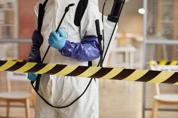 Professional Biohazard technician working in Saint James, NY